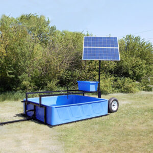 500 Gallon Mobile Trough Solar Livestock Pumps