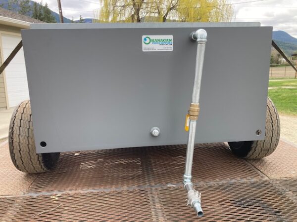 Metal Water Trough 400 Gallon Portable with Removable Reach/Hitch - Image 7